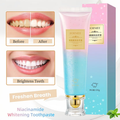 2 Pcs Niacinamide Whitening Toothpaste – Deep Stain Removal & Fresh Breath