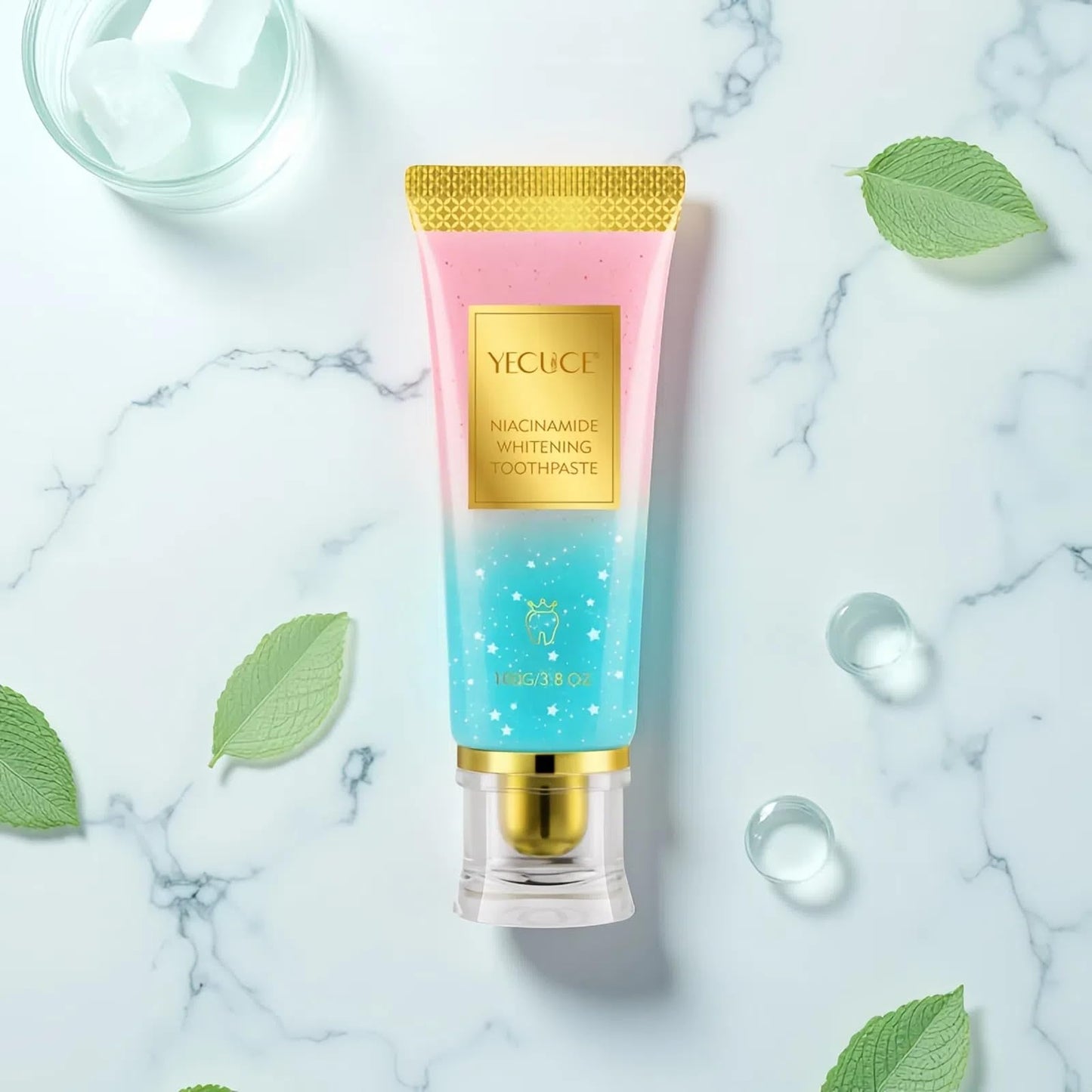 Niacinamide Whitening Toothpaste 2-Pack | Fresh Breath, Stain Removal & Enamel Safe