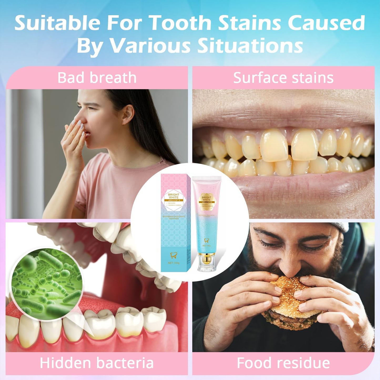 Niacinamide Whitening Toothpaste – 3 Pack Mint | YanxiananYagao