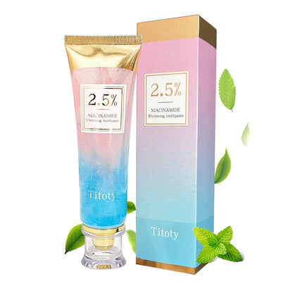Niacinamide Whitening Toothpaste 2.5% – Gentle Stain Removal & Gum Health | Titoty