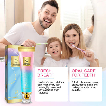 2Pcs Niacinamide Whitening Toothpaste – Bright White, Fresh Breath, Stain Removal