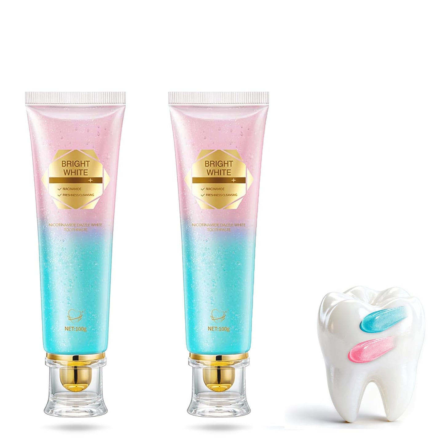 Niacinamide Whitening Toothpaste – Natural, Mild & Non-Irritating for Fresh Breath and Oral Health
