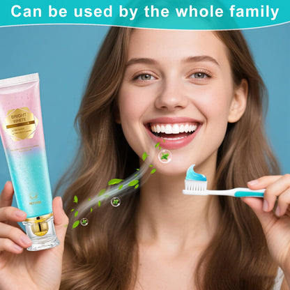 Niacinamide Whitening Toothpaste – Natural, Mild & Non-Irritating for Fresh Breath and Oral Health