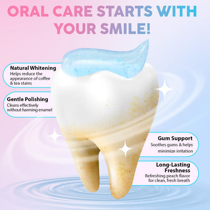 Niacinamide Whitening Toothpaste - Gum Care, Enamel Protection, Fluoride-Free