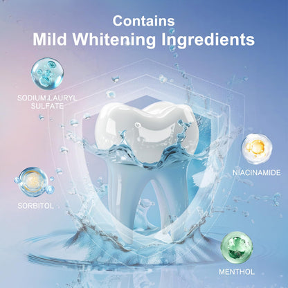 Niacinamide Whitening Toothpaste – Gentle Stain Removal & Fresh Breath (Mint)