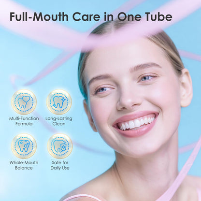 Niacinamide Whitening Toothpaste – Stain Removal, Fresh Breath, Gum Support – Bright White Formula with Nicotinamide – 2025 Upgrade 2pcs
