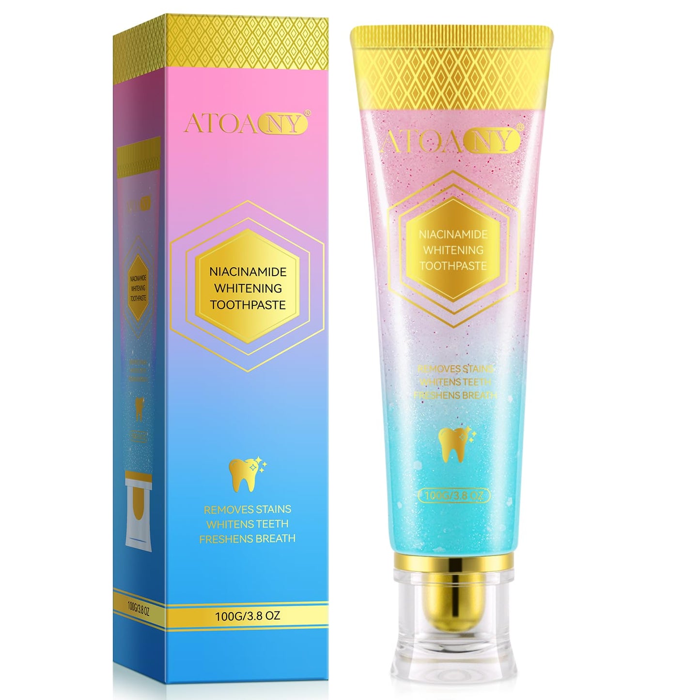 Niacinamide Whitening Toothpaste 3.5oz – Stain Removal & Enamel Protection