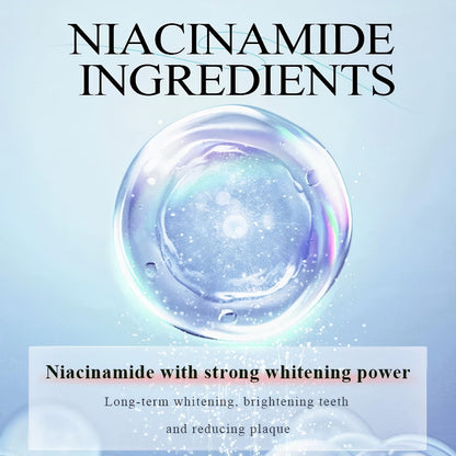 Niacinamide Whitening Toothpaste – Fluoride-Free for Sensitive Teeth | Kimralur Triple Whitening