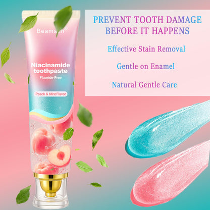 Niacinamide Whitening Toothpaste | Probiotic, Fluoride-Free, Sensitivity Relief