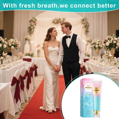 Niacinamide Whitening Toothpaste - Gentle, Fluoride-Free for Fresh Breath & Oral Health
