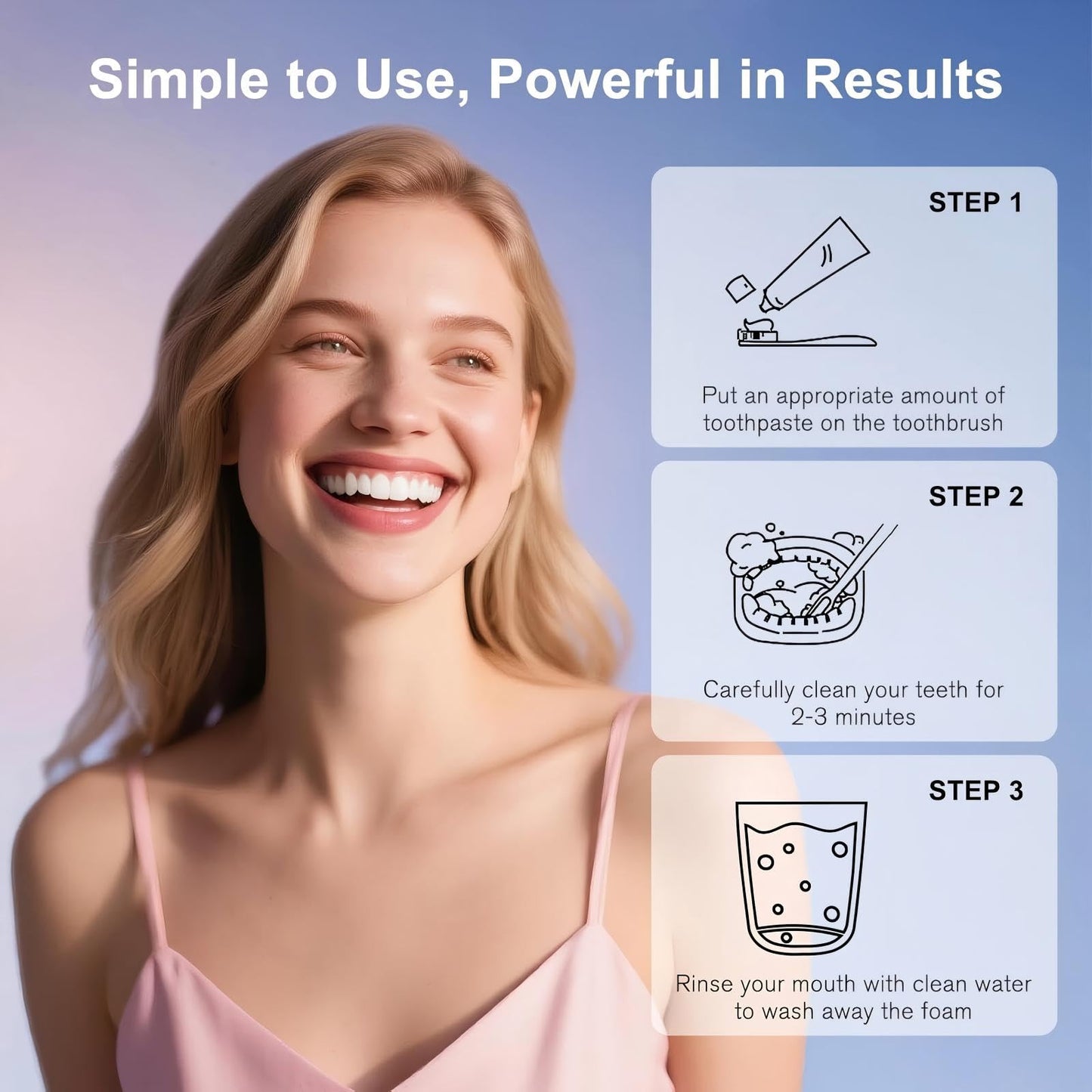 Niacinamide Whitening Toothpaste – Fluoride-Free for Sensitive Teeth | Kimralur Triple Whitening