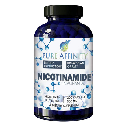 Nicotinamide 200 Count – 500 mg Niacinamide | Pure Affinity
