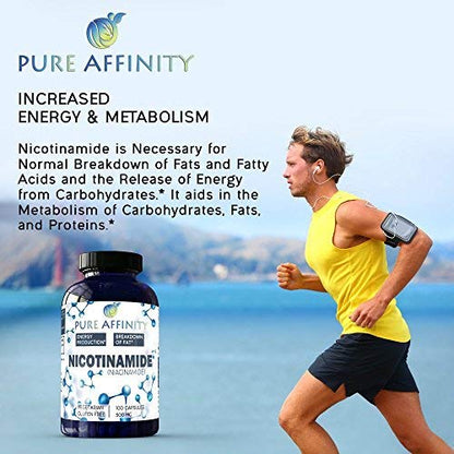 Nicotinamide 200 Count – 500 mg Niacinamide | Pure Affinity