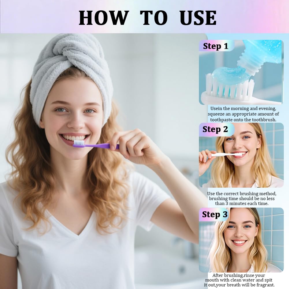 Nicotinamide Whitening Toothpaste - Enamel Protection, Fresh Breath & Stain Removal | Fluoride-Free for Sensitive Teeth (3.8oz/100g, 2P)