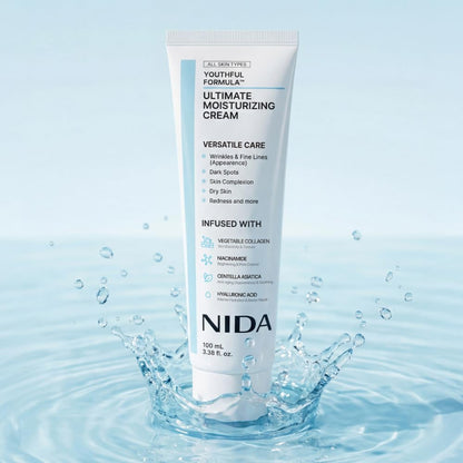 NIDA Youthful Formula Ultimate Moisturizing Cream – Centella, Hyaluronic Acid, Niacinamide, Collagen