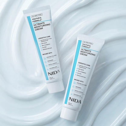 NIDA Youthful Formula Ultimate Moisturizing Cream – Centella, Hyaluronic Acid, Niacinamide, Collagen
