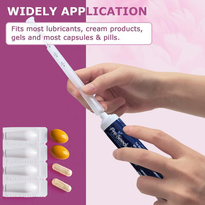 Nieteyrue Disposable Vaginal Applicators with Dosage Markings – 20 Pack