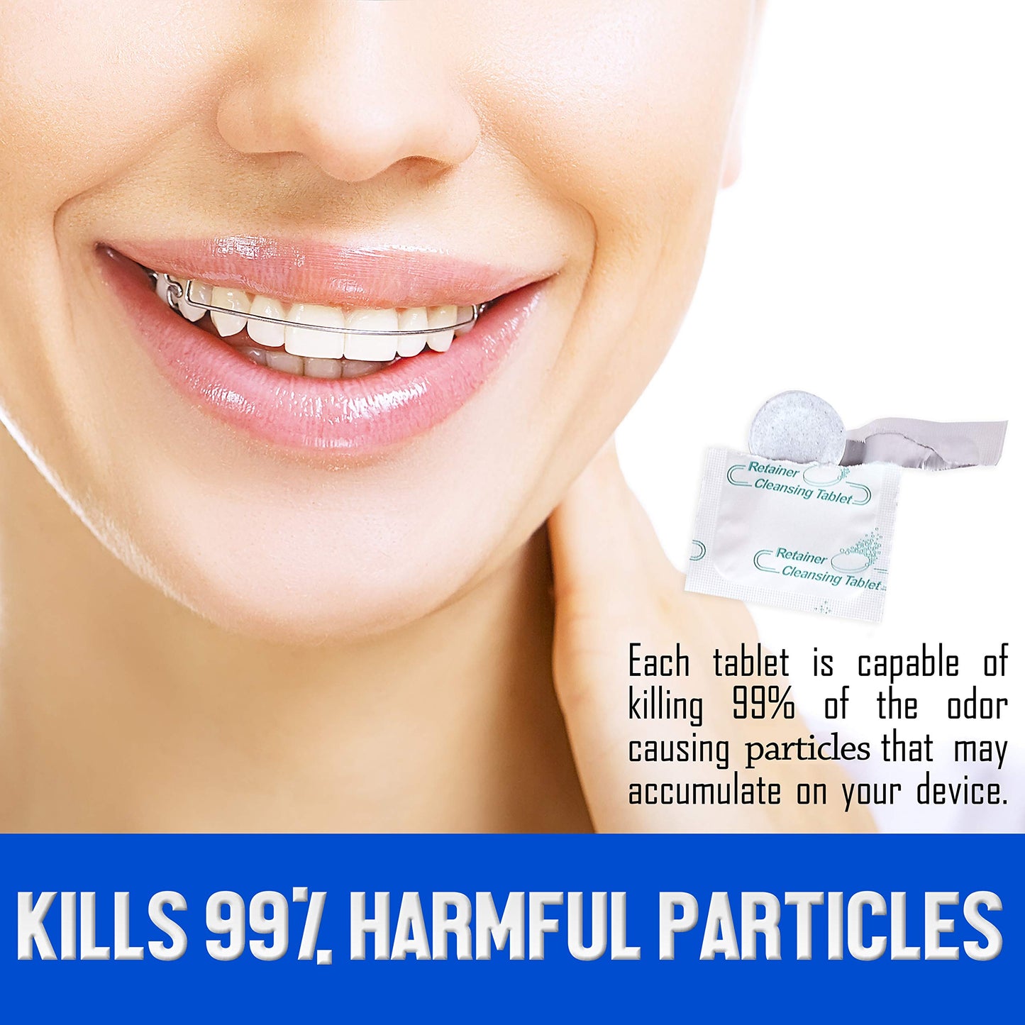 Dental Check Denture Cleaning Tablets – 90-Pack (3 Month Supply)