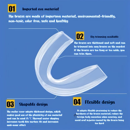 4 Pack Night Guards for Teeth Grinding - Sleep Mouth Guard for Teeth Clenching