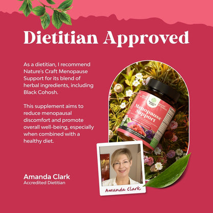 Complete Herbal Menopause Supplement for Women – Multibenefit Hormone Balance & Night Sweats