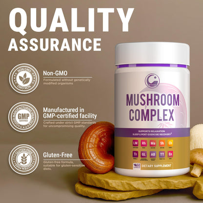 Evening Mushroom Capsules – Relaxation & Sleep (60 Caps)