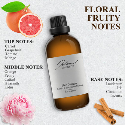 JCLOUD Nile Garden Essential Oil — Hermes Un Jardin Sur Le Nil Inspired Hotel Scent 100mL