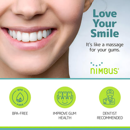 NIMBUS NIMBY Kid's Extra Soft Toothbrushes – For Sensitive Teeth & Gums (4 Pack)