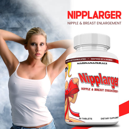 MARINANATURALS Nipplarger Nipple Enlargement & Breast Enlargement - 60 Tablets, Skin Tightening