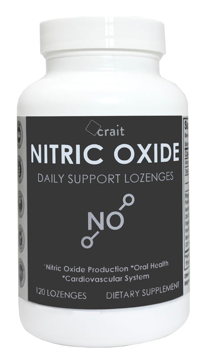 Nitric Oxide Lozenges 120 Count – Supports Blood Pressure, Circulation & Vascular Health