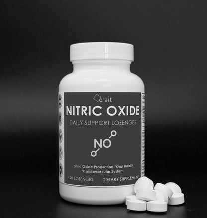 Nitric Oxide Lozenges 120 Count – Supports Blood Pressure, Circulation & Vascular Health