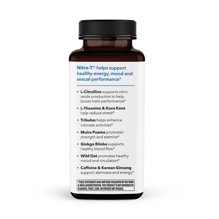 LifeSeasons Nitro-T – Men’s Performance Support Supplement | Boost Stamina, Energy & Circulation