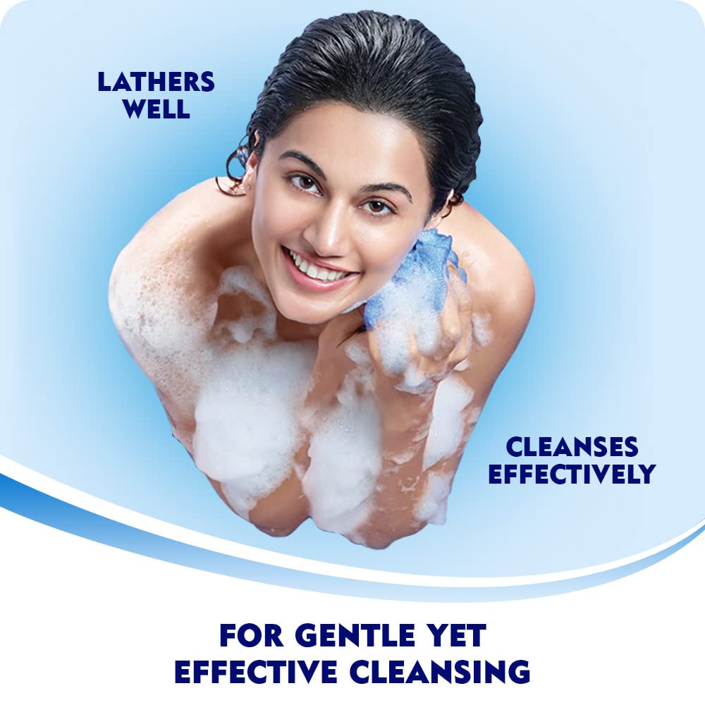 NIVEA Bath Shower Water Lily Oil – 250 ml Moisturizing Skin Cleanser with Oil Pearls & Water Lily Fragrance