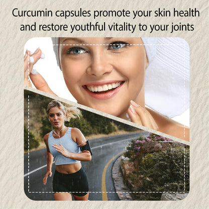 NIVELLE Turmeric Curcumin 1000mg | 95% Curcuminoids with Propolis, Ginger, MCT Oil, Vitamin C | 120 Capsules