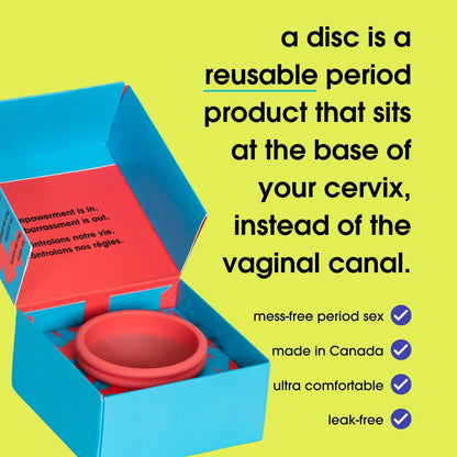 nixit Menstrual Disc | Ultra-Soft Medical-Grade Silicone | Reusable | Holds 2X Period Cup or 6 Tampons | 12-Hour Protection | Light & Heavy Flow | Menstrual Cup, Pad & Tampon Alternative