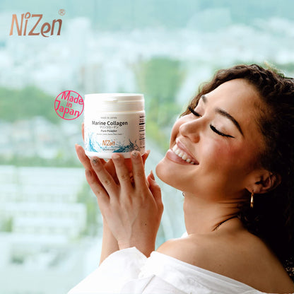 Nizen Marine Collagen PURE Powder – Unflavored, Non-Clumping, 5.29oz, Made in Japan