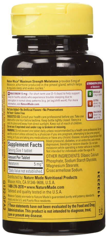 Nm Super Melatonin 5mg 90ct