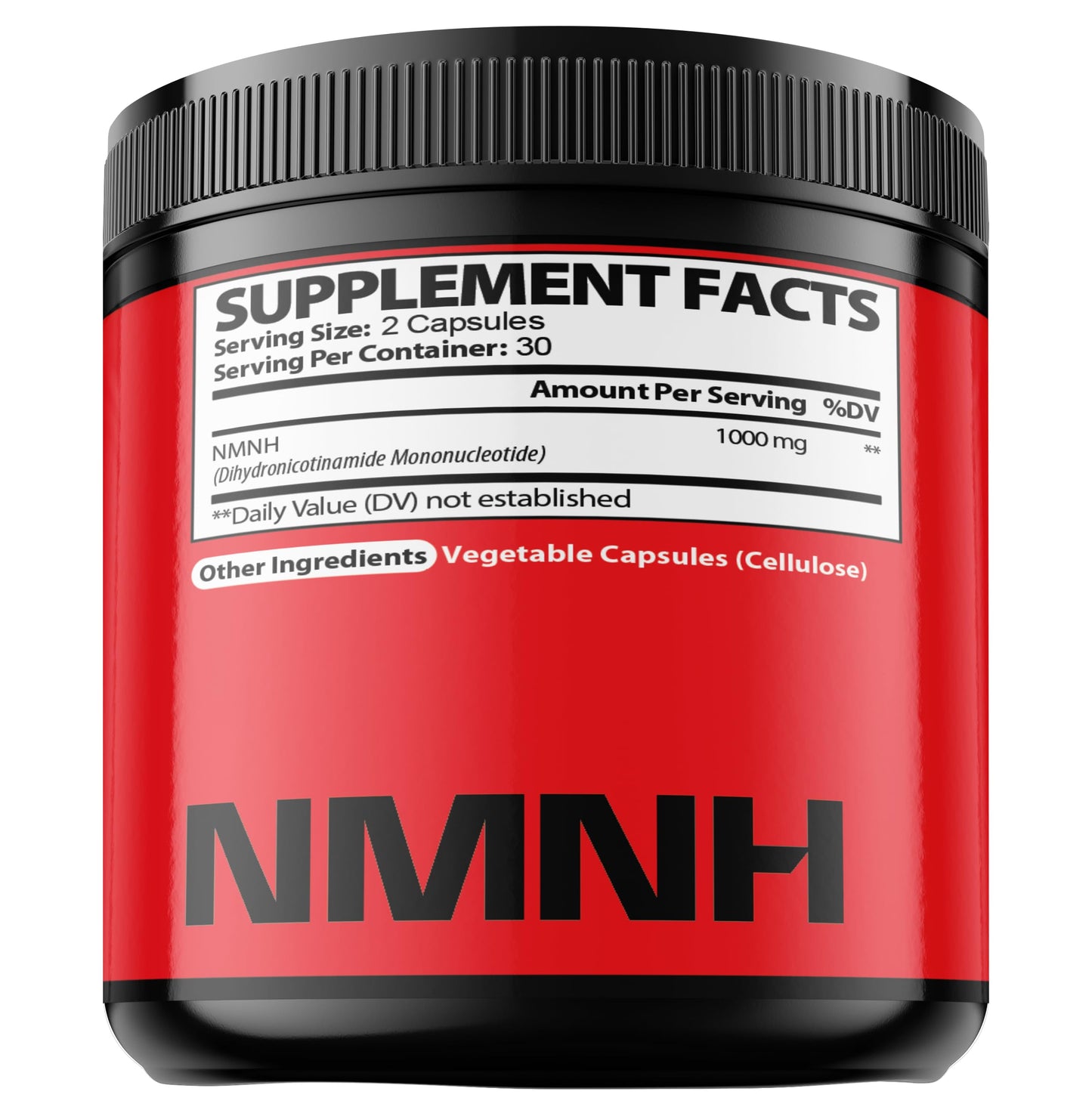 NMNH (Dihydronicotinamide Mononucleotide) – NMN Supplement Alternative – 1000mg per Serving NAD Support – 60 Capsules (30 Days)