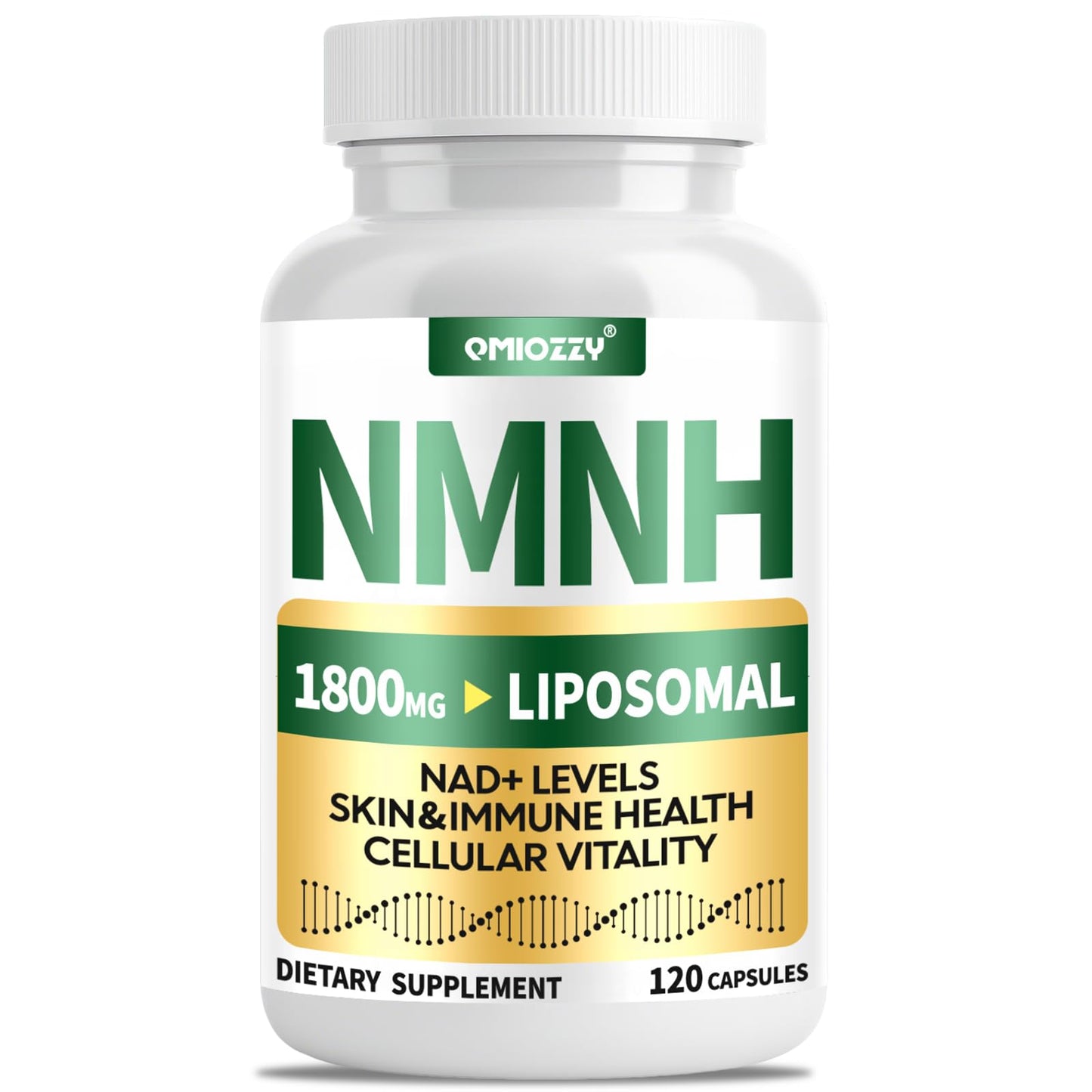NMNH 1000mg NAD+ Support | Liposomal Resveratrol & NR | Vegan