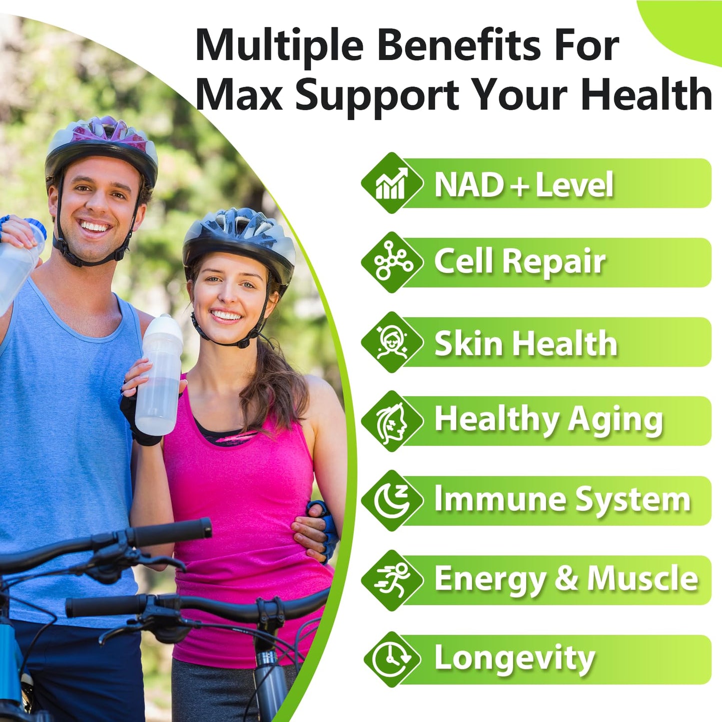 Sublingual NMNH 500mg NAD Supplement – 120 Servings for Anti-Aging, Energy & Immunity