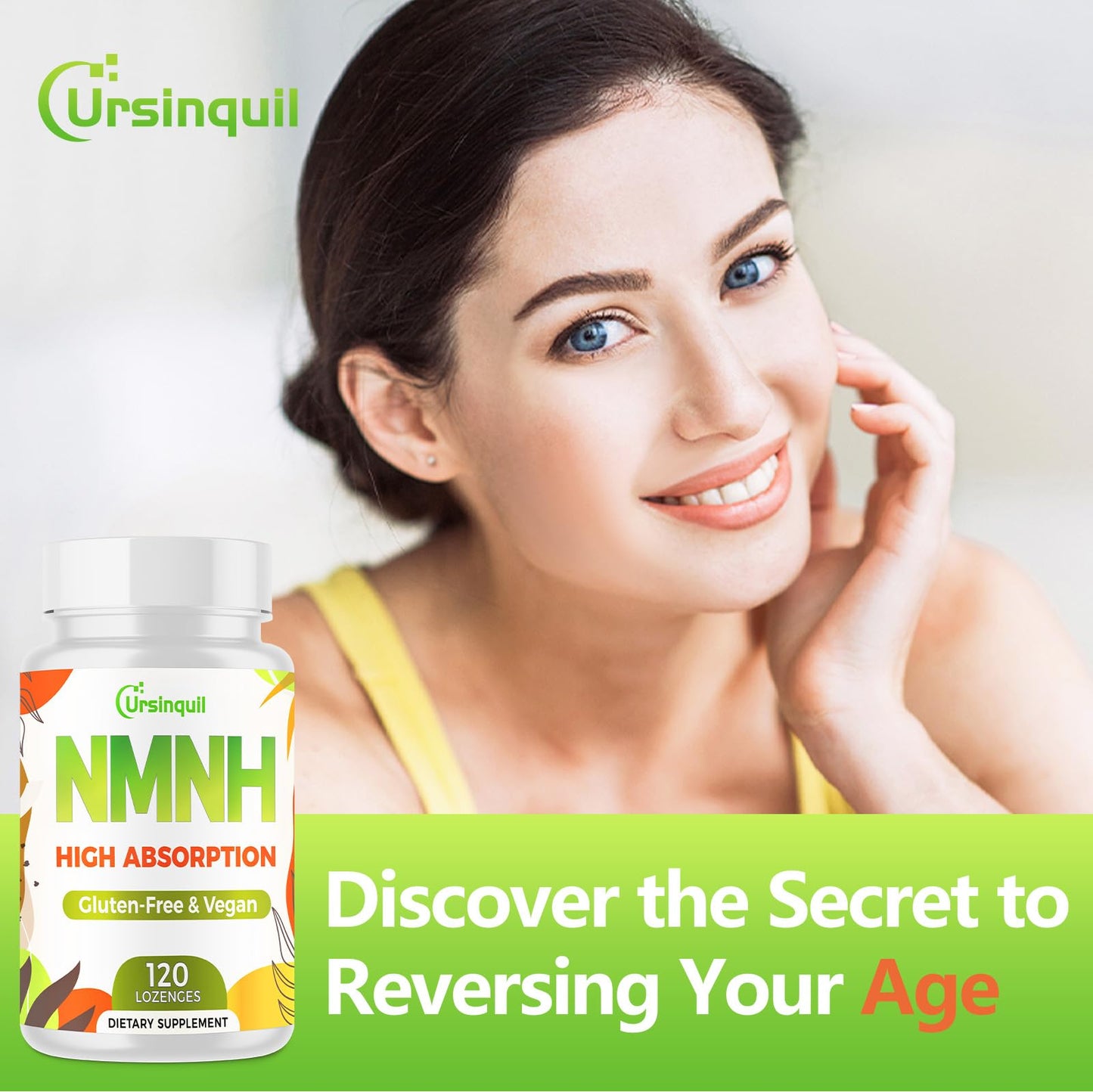 Sublingual NMNH 500mg NAD Supplement – 120 Servings for Anti-Aging, Energy & Immunity