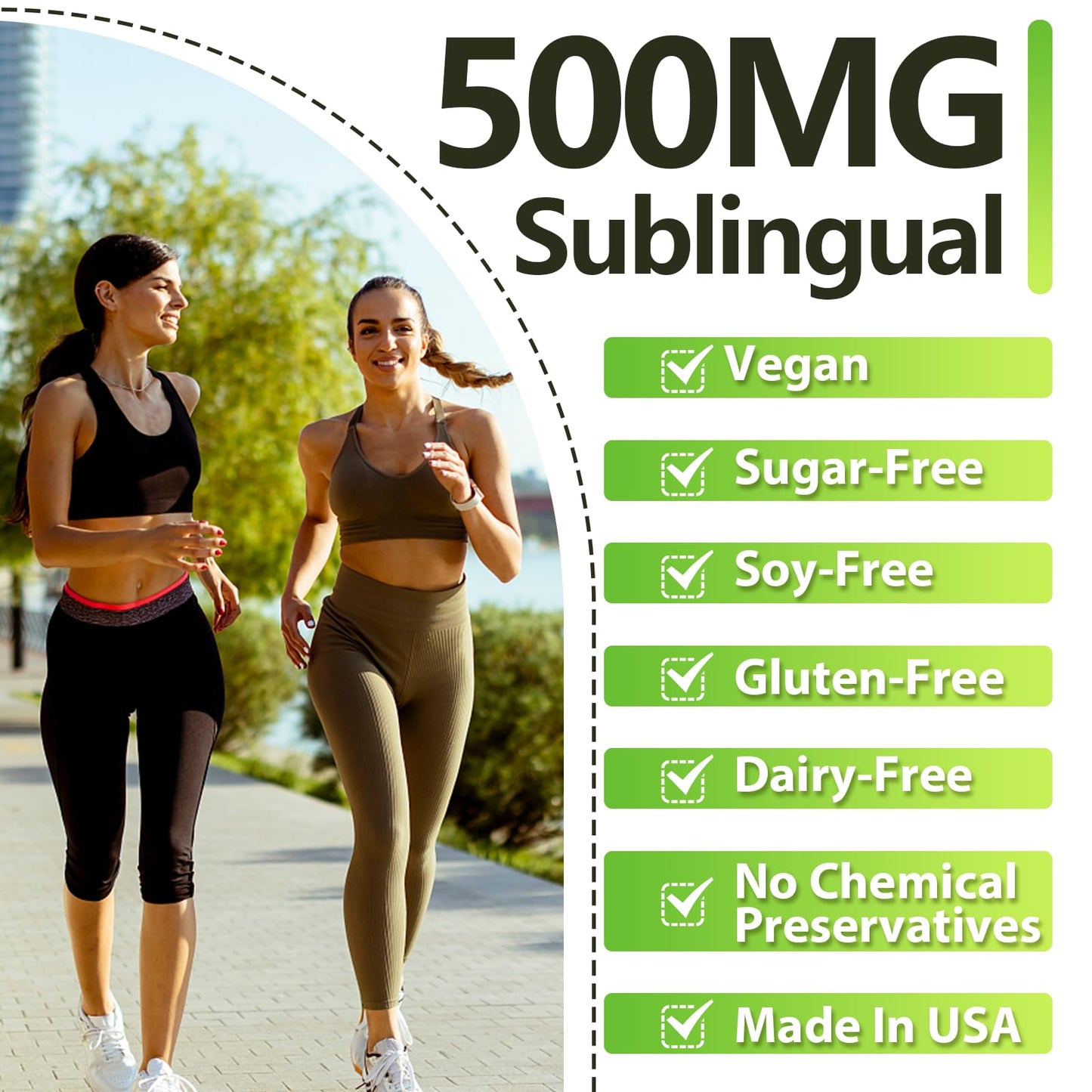 Sublingual NMNH 500mg NAD Supplement – 120 Servings for Anti-Aging, Energy & Immunity
