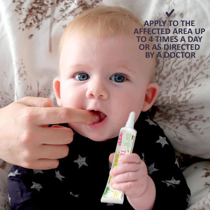 Jack N' Jill Baby Gum & Tooth Gel – Natural Teething Relief for Babies 4 Months+ | Chamomile & Calendula | 15 g