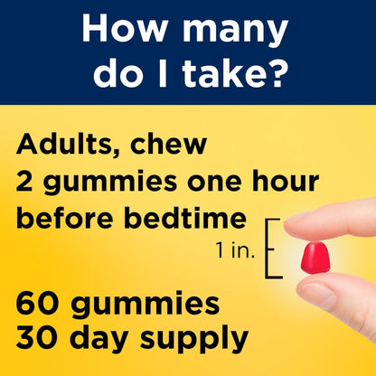 Nature Made Melatonin 10 mg Gummies – Maximum Strength Sleep Aid for Adults, 60-Count (30-Day Supply)