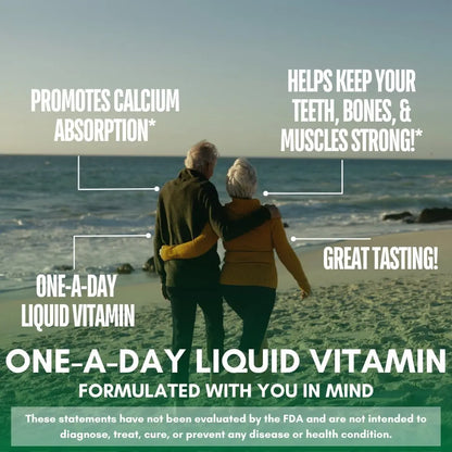 Tropical Oasis Liquid Calcium Magnesium – 98% Absorption – 32 Fl Oz (64 Serv) BritishVita | Premium UK Vitamins & Wellness Supplements