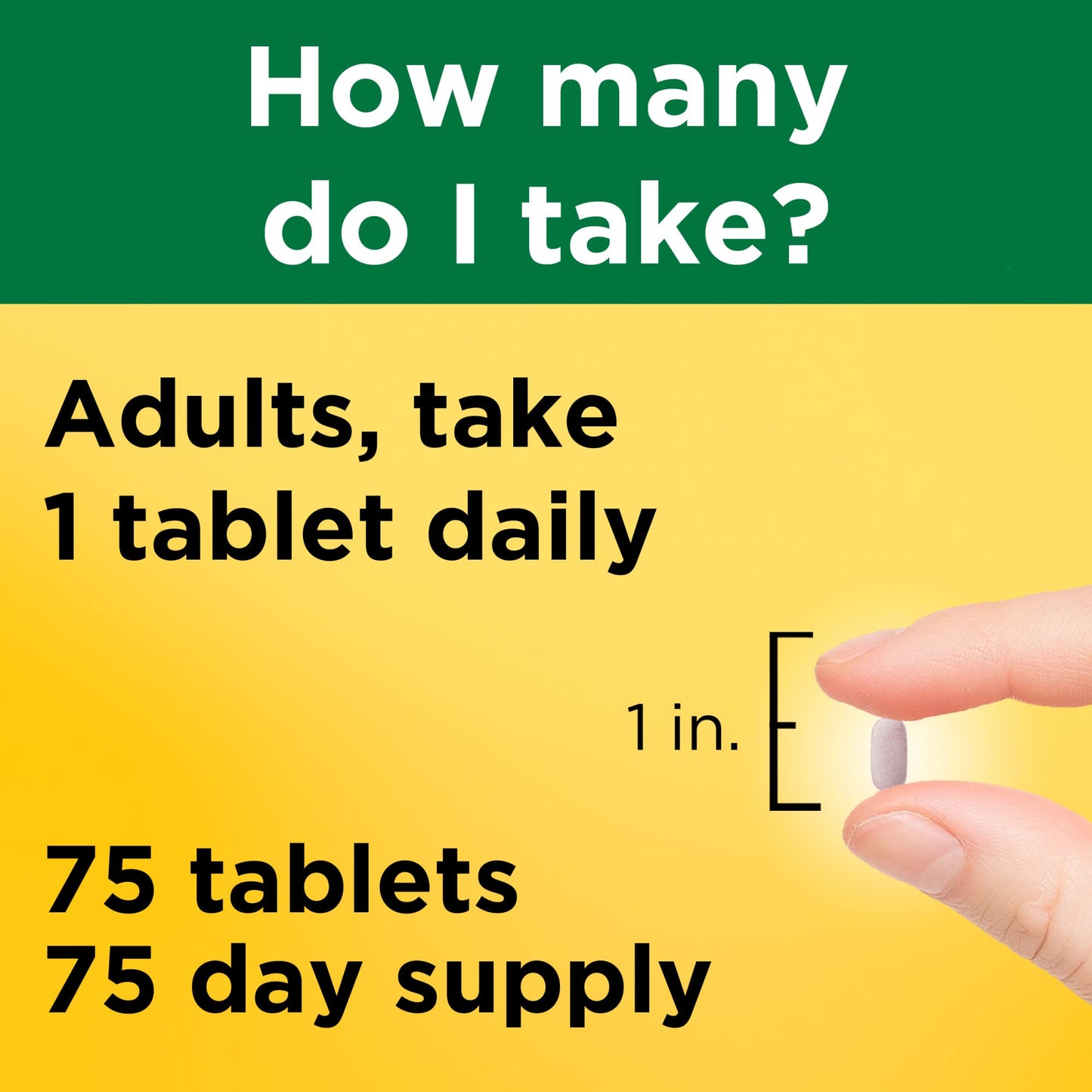 Nature Made Vitamin B12 1000 mcg Time Release Tablets – 75 Day Supply