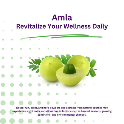Paradise Herbs Amla 250 mg – Organic Whole Spectrum Vitamin C | Antioxidant & Ayurvedic Supplement | 60 Capsules