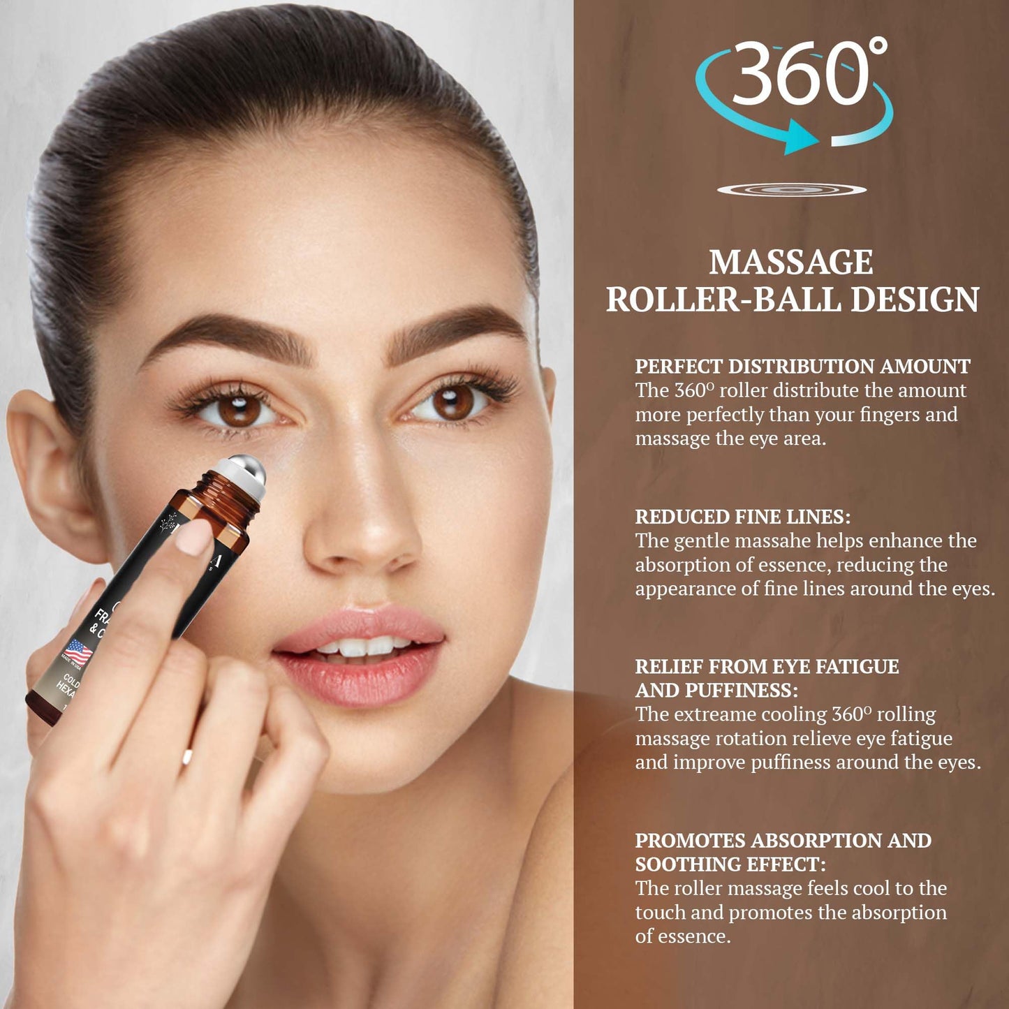 Organic Castor Oil & Frankincense Roll-On – Hexane-Free Eye Oil | Fiora Naturals