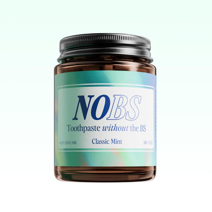 NOBS Toothpaste Tablets - Fluoride-Free, Plastic-Free, Nano Hydroxyapatite
