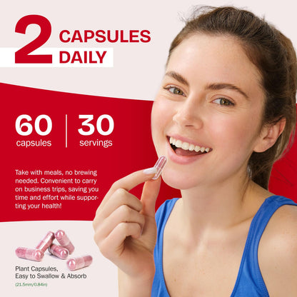 Beet Root Capsules – Beetroot Supplement, Organic Beetroot Powder | Natural Energy Support | Non-GMO, Gluten Free (60 Count)