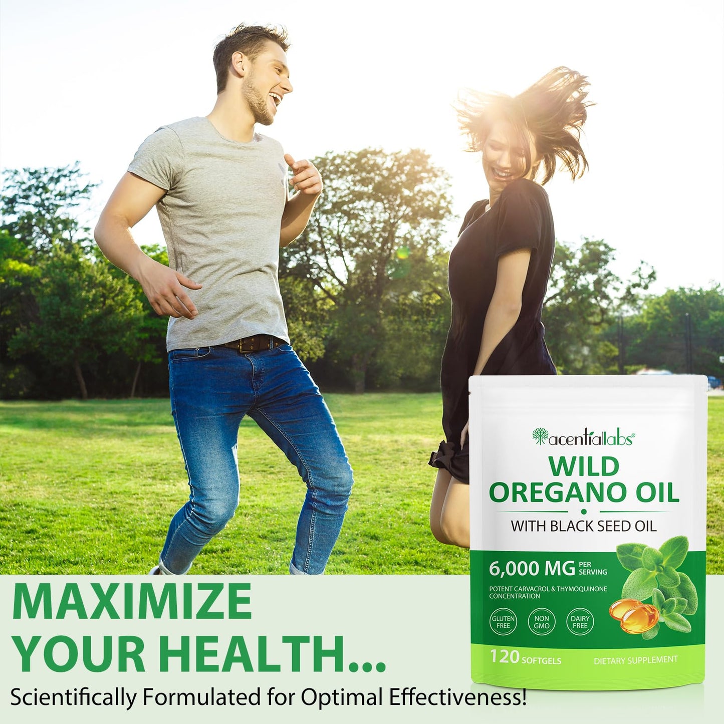Oil of Oregano Softgel with Black Seed Oil – Immune Support